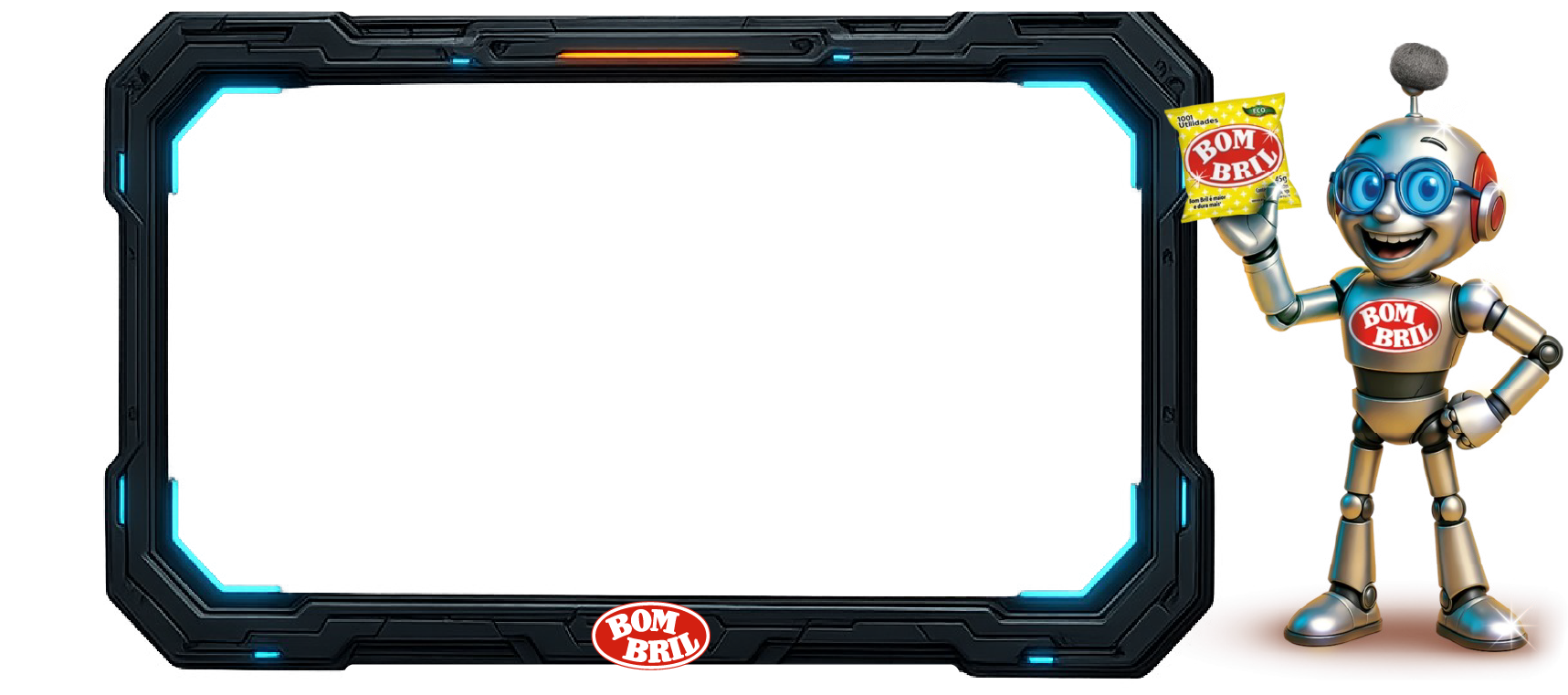 Máscara de TV para o vídeo